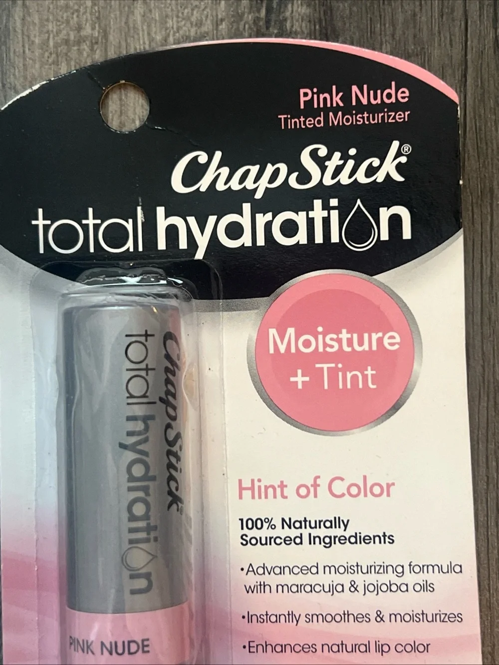 Chapstick Total Hydration Moisture + Tint Lip Balm - Pink Nude